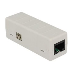 DeLOCK 6 kV RJ45 Network Isolator - High-Quality Surge Protection | Premium White Design - 4043619626199